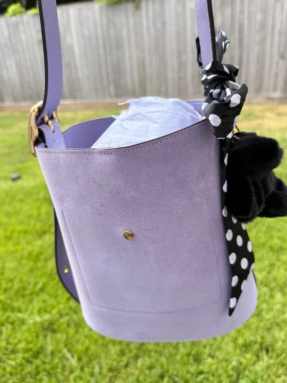 Lavender Bleeker Bucket Bag 21